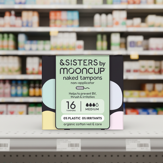 &Sisters Medium Non-Applicator Tampons - 16pc