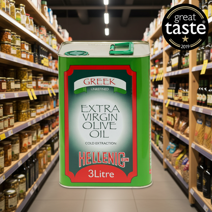 Hellenic Sun Extra Virgin Olive Oil - 3ltr