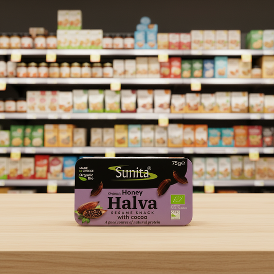 Sunita Organic Honey Halva with Cocoa - 75g