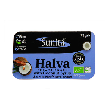 Sunita Organic Halva with Coconut Syrup - 75g