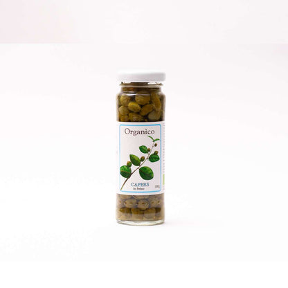 Organico Org capers in brine (small jar) - 100g