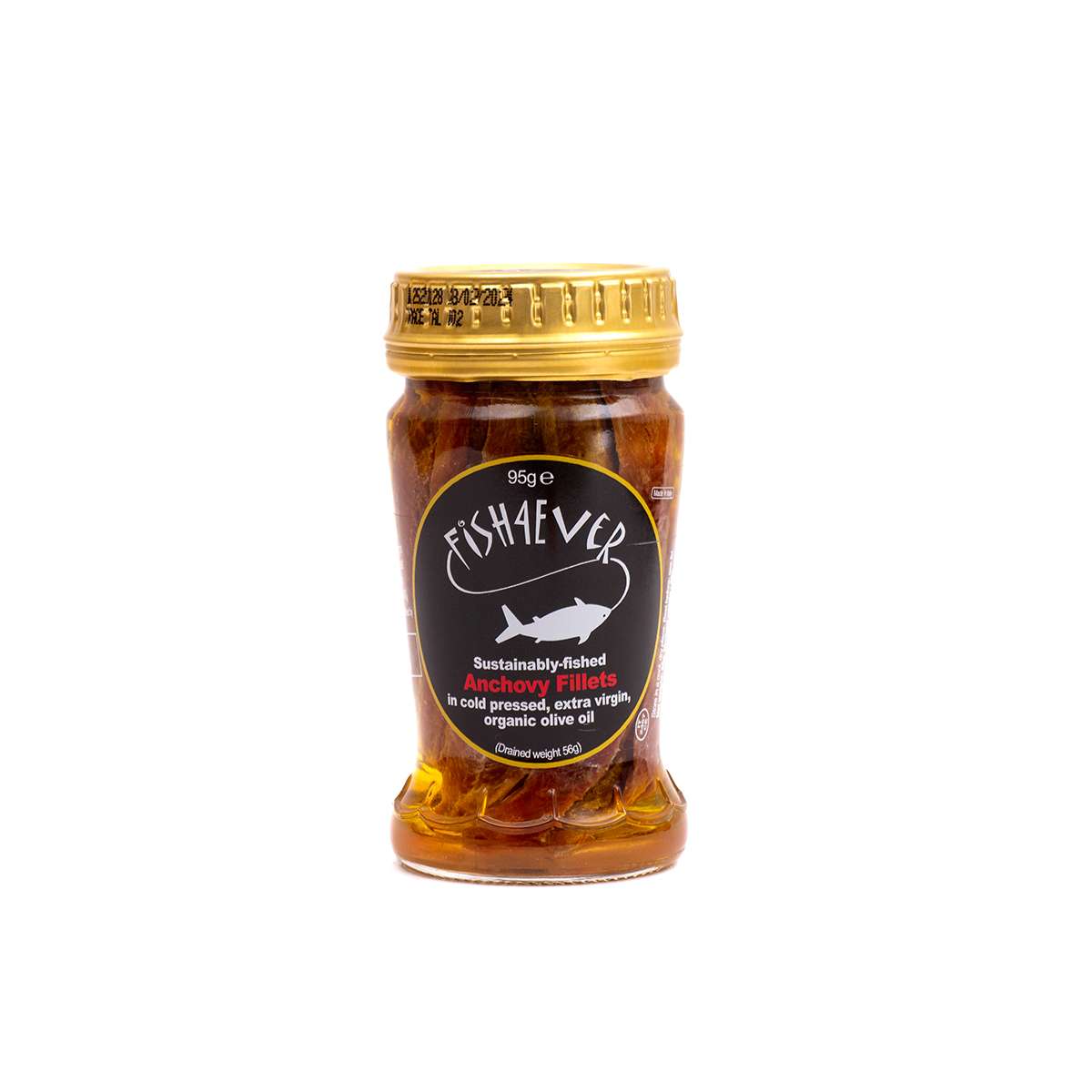 Fish4ever Anchovy fillets in ex/virgin olive oil - 95g
