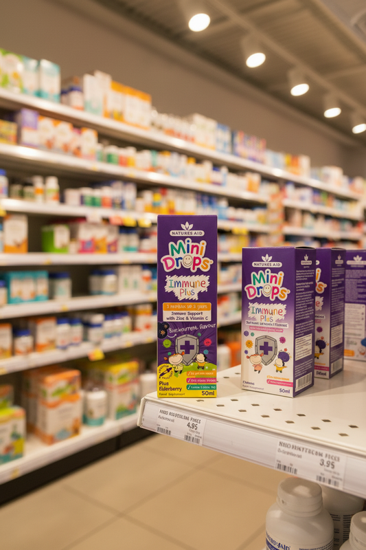 Natures Aid Mini Drops Immune Plus - 50ml
