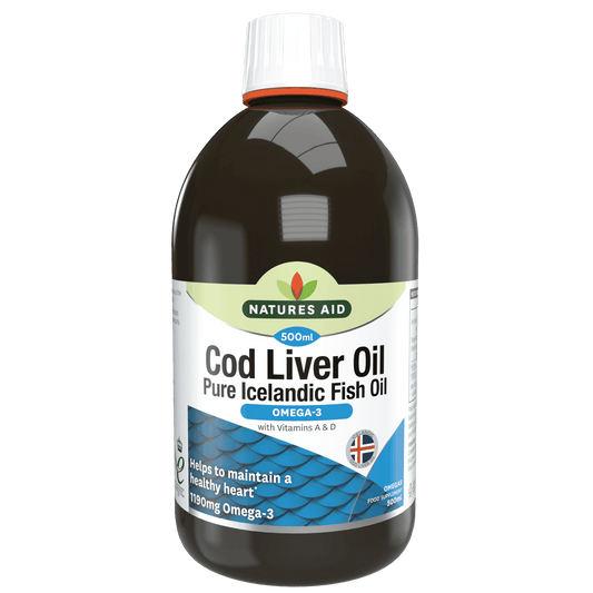 Natures Aid Cod Liver Oil Liquid - 500ml