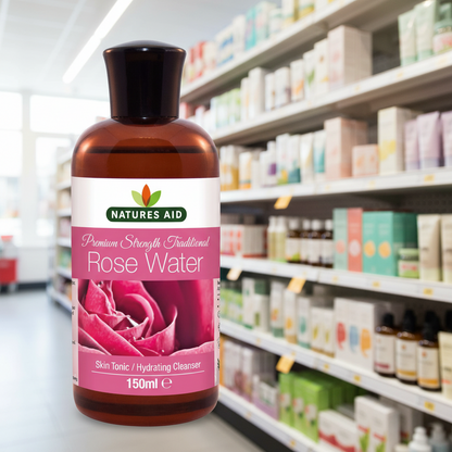 Natures Aid Rosewater Premium Strength - 150ml