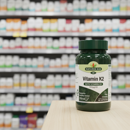 Natures Aid Vitamin K2 (MenaQ7) - 30caps