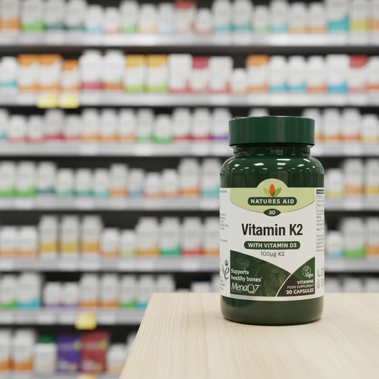 Natures Aid Vitamin K2 (MenaQ7) - 30caps