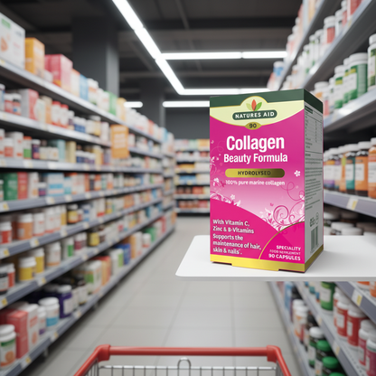 Natures Aid Collagen Beauty Formula - 90caps