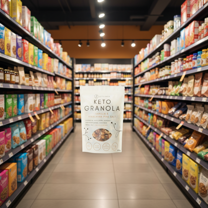 Keto Hana Vanilla & Pink Himalayan keto granola - 300g