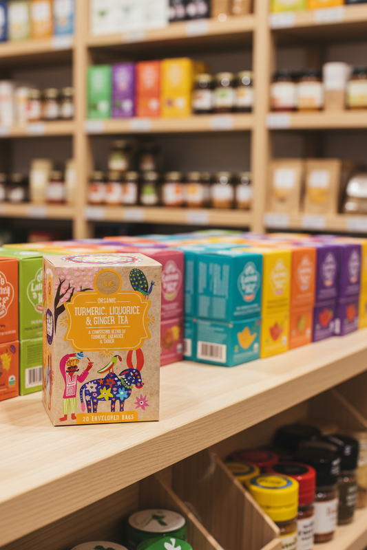 Ministry of Tea Org Turmeric, Liquorice, Ginger - 20bags