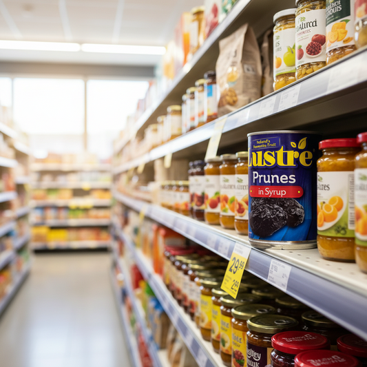 12 x Lustre Prunes In Syrup 400G