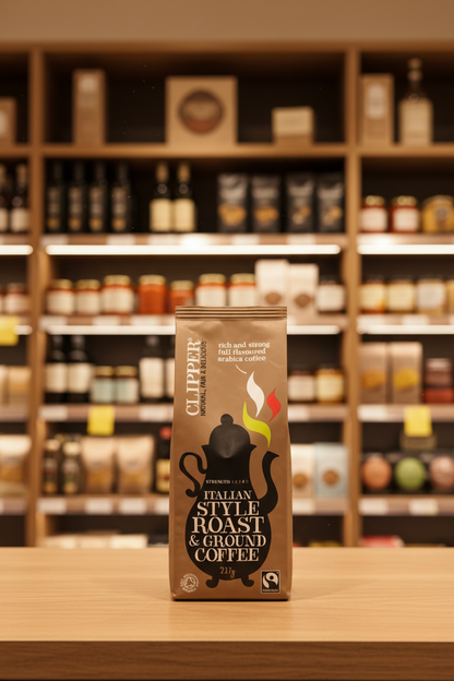 Clipper Fairtrade Organic Italian Style Coffee - 250g