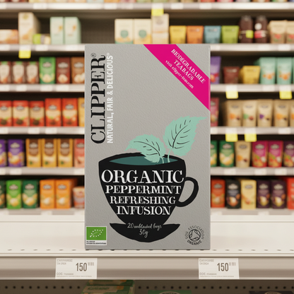 Clipper Organic Infusion Peppermint Tea Bags - 30g