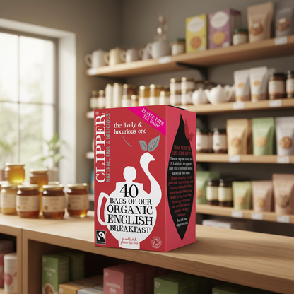 Clipper Fairtrade Org English Breakfast Tea Bags - 116g