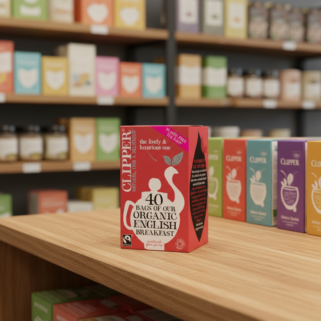 Clipper Fairtrade Org English Breakfast Tea Bags - 116g