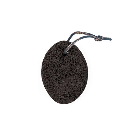Eco Bath Natural PumiceStone Black/Rope - 1pc