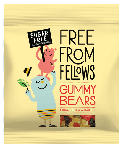 10 x Free From Fellows Gummy Bears - 100g