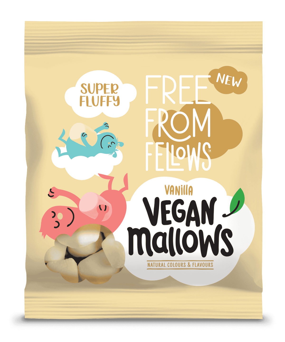 10 x Free From Fellows Vanilla Mallows - 105g