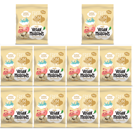 10 x Free From Fellows Vanilla Mallows - 105g