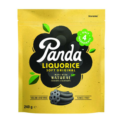 12 x Panda  Natural Liquorice Cuts - 240g