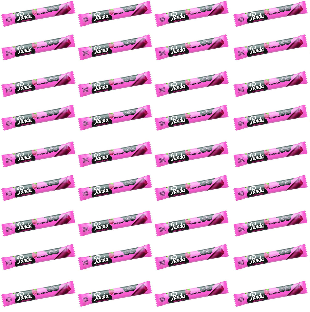 36 x Panda  Natural Raspberry Bar - 32g