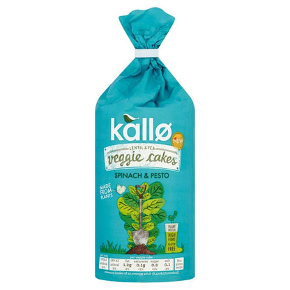 Kallo Spinach & Pesto Veggie Cakes - 122g