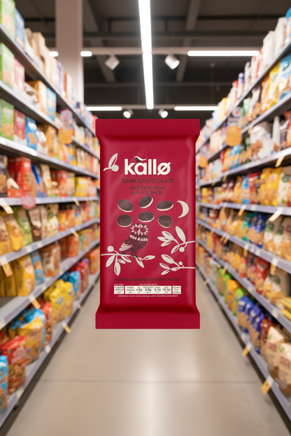 Kallo Belgian Dark Chocolate Rice Cake Minis  - 84g