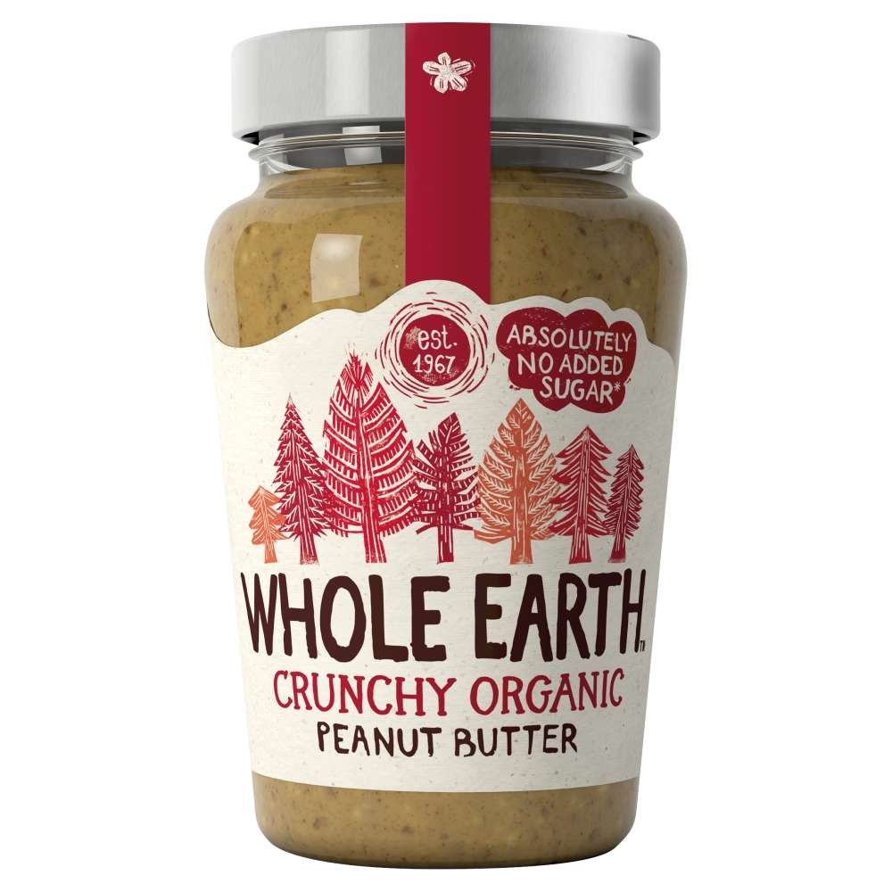 Whole Earth Organic Crunchy Peanut Butter - 340g