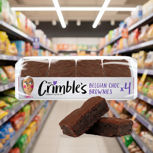 Mrs Crimbles Double Chocolate Brownies - 190g