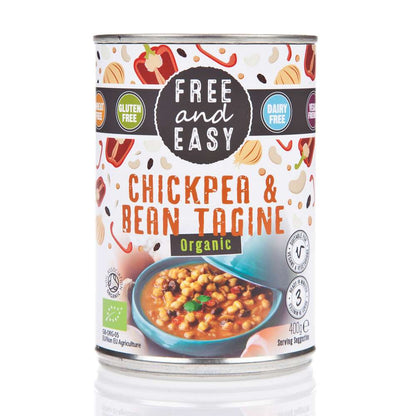 Free & Easy Organic Chickpea & Bean Tagine - 400g