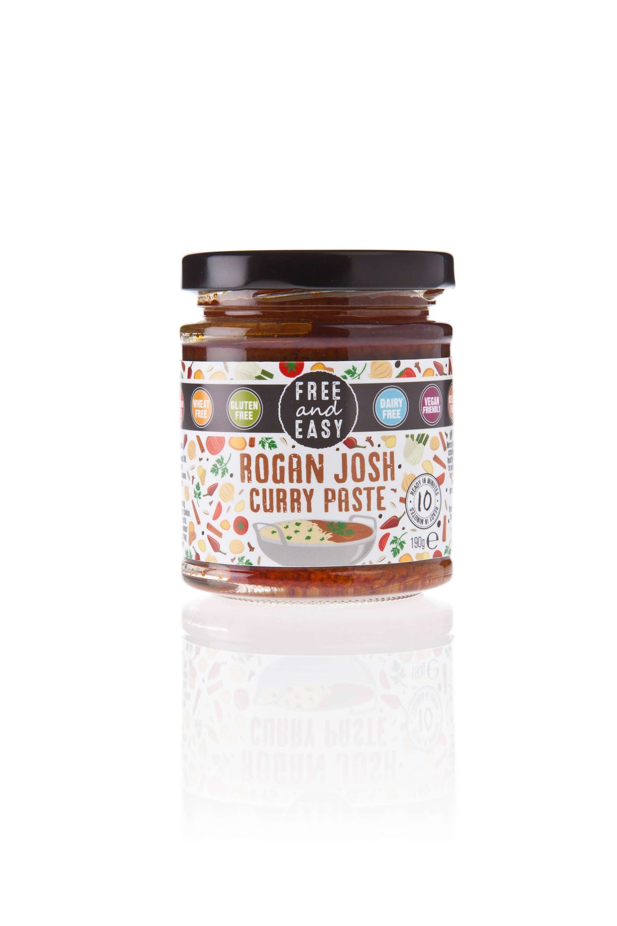 Free & Easy Rogan Josh Curry Paste - 190g