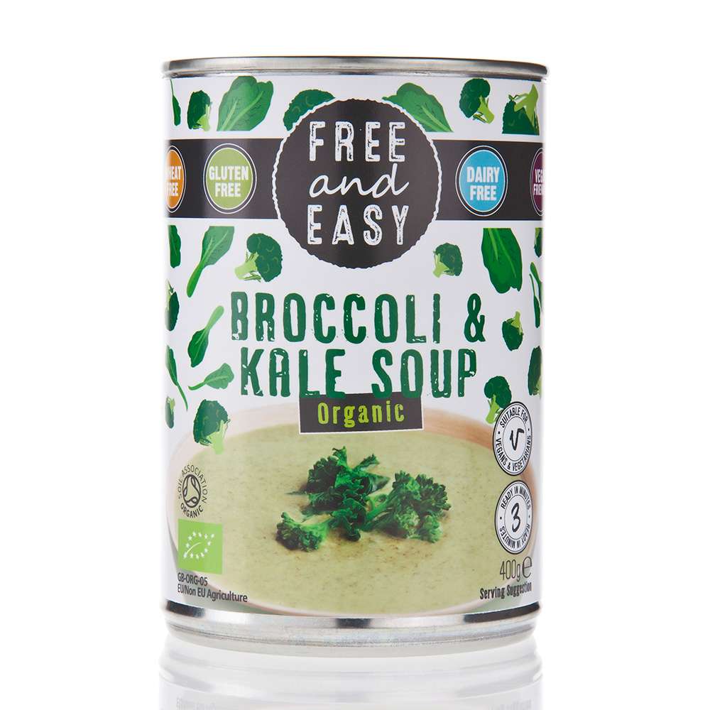 Free & Easy Organic Broccoli & Kale Soup - 400g