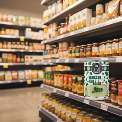 Free & Easy Organic Broccoli & Kale Soup - 400g