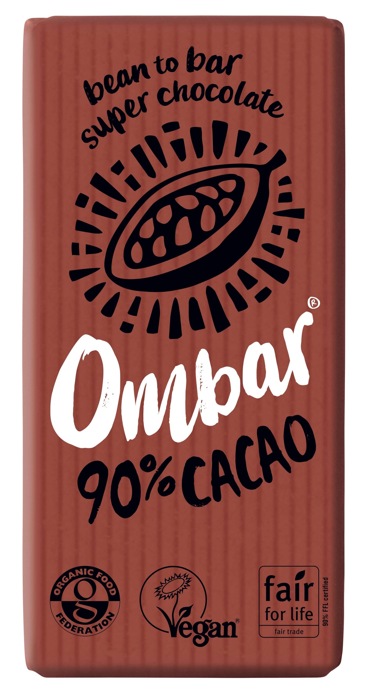 10 x Ombar 90% Cacao - 35g