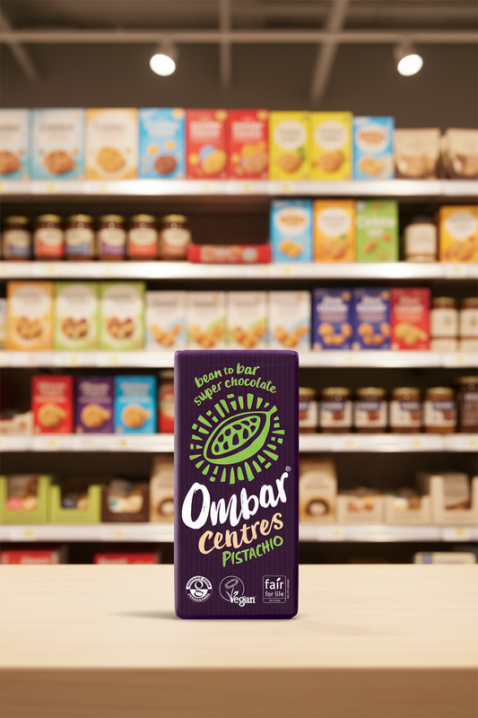 10 x Ombar Centres Pistachio - 70g