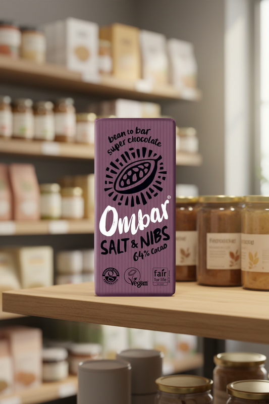 10 x Ombar Salt & Nibs - 70g