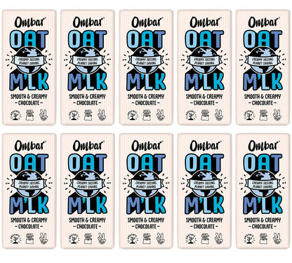 10 x Ombar Oat M'lk Smooth & Creamy - 70g