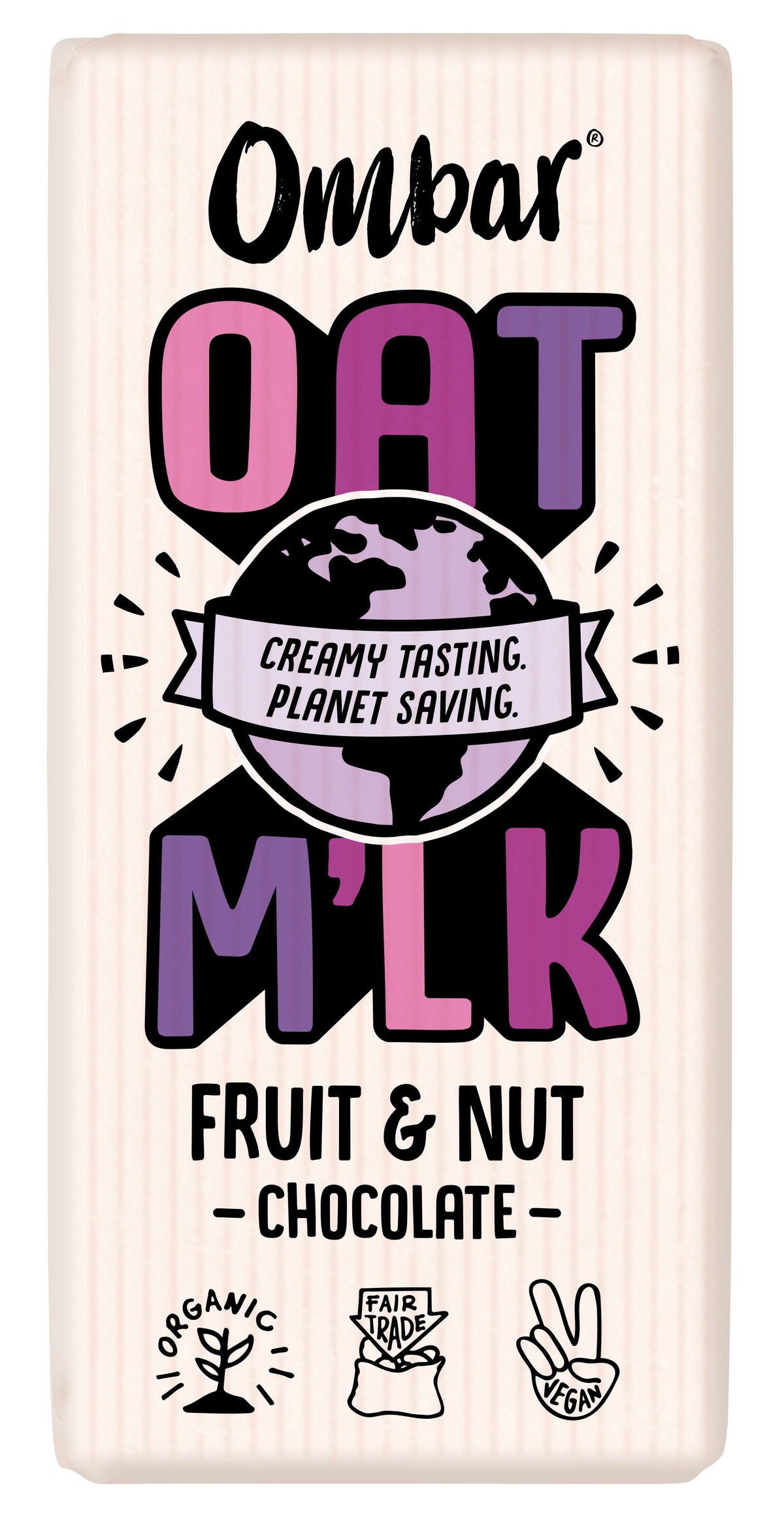 10 x Ombar Oat M'lk Fruit & Nut - 70g