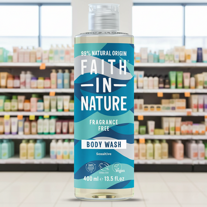 Faith In Nature Fragrance Free Body Wash - 400ml