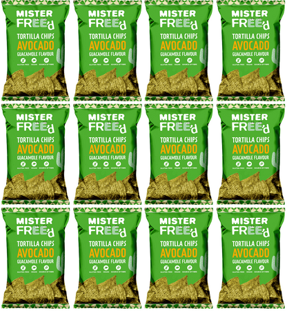 12 x Mister Free'd Tortilla Chips with Avocado - 135g