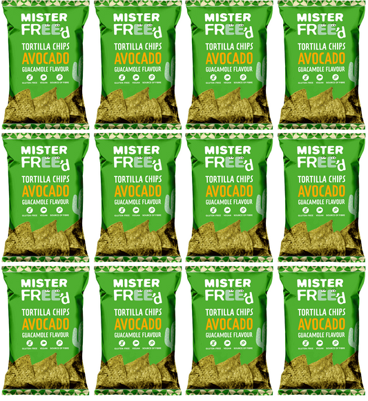 12 x Mister Free'd Tortilla Chips with Avocado - 135g