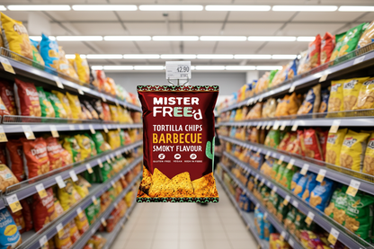12 x Mister Free'd Tortilla Chips with Barbecue - 135g