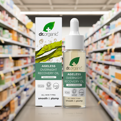 Dr Organic Seaweed Ageless Overnight Recovery Oil - 30ml