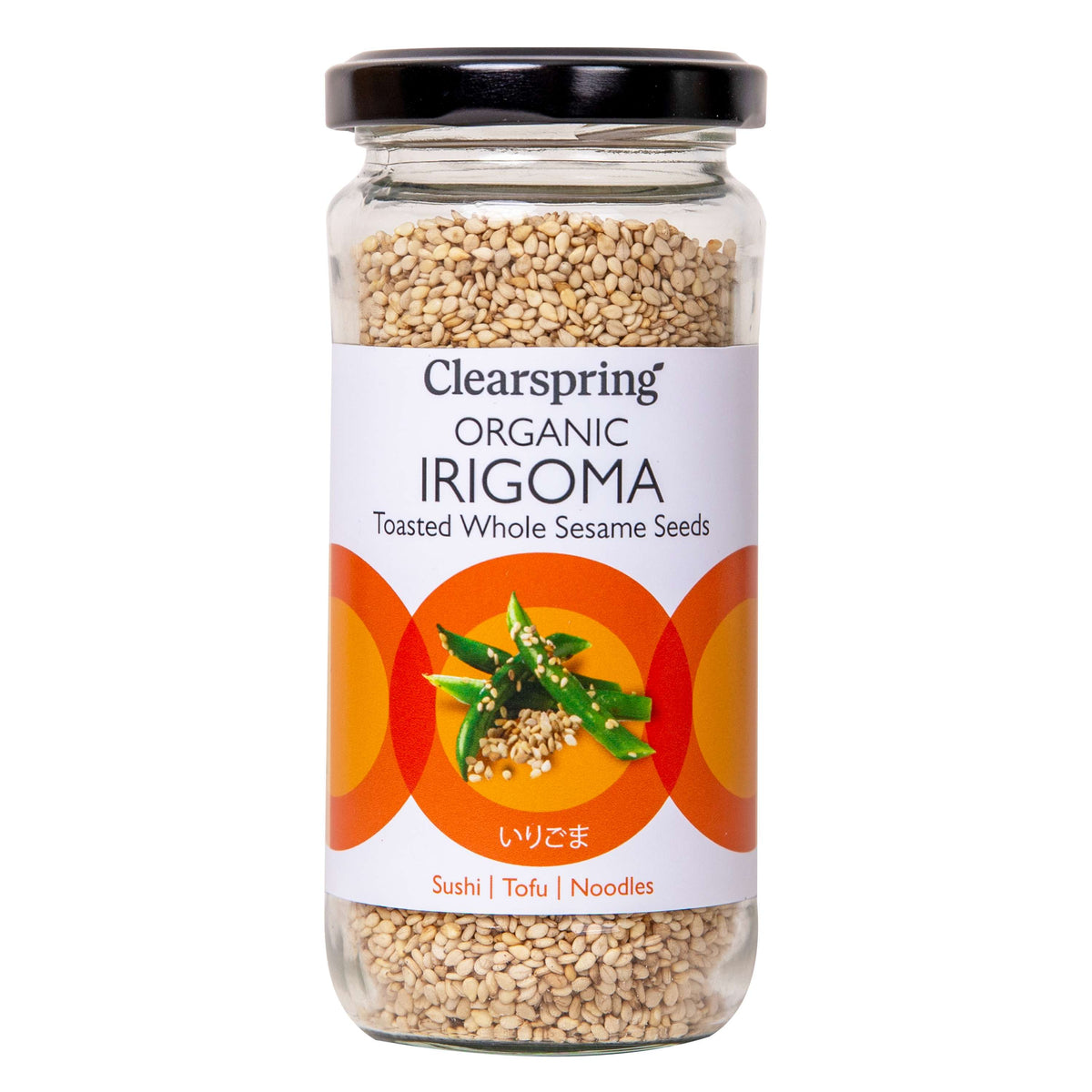Clearspring Org Irigoma Toasted Whole Sesame Seeds - 100g