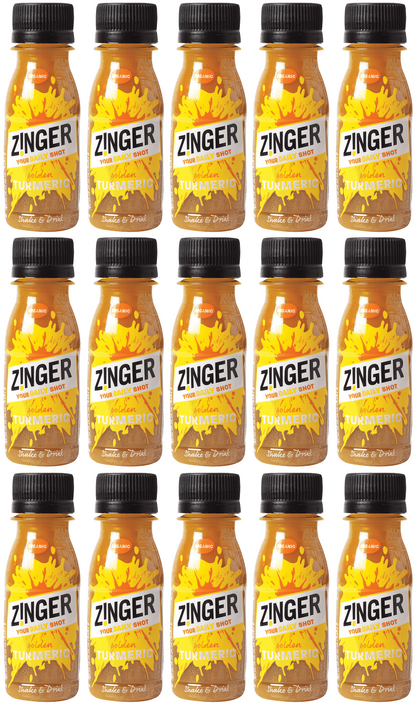 15 x James White Turmeric Juice Zinger Shot - 70ml