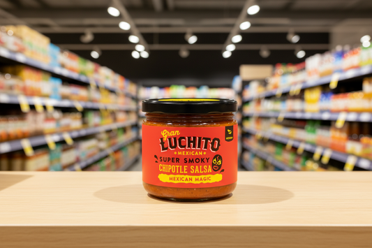 6 x Gran Luchito Super Smokey Chipotle Salsa - 300g
