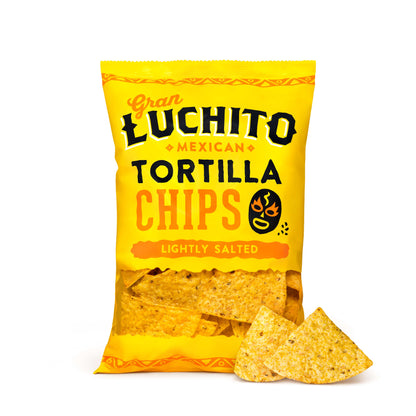 10 x Gran Luchito Lightly Salted Tortilla Chips - 170g