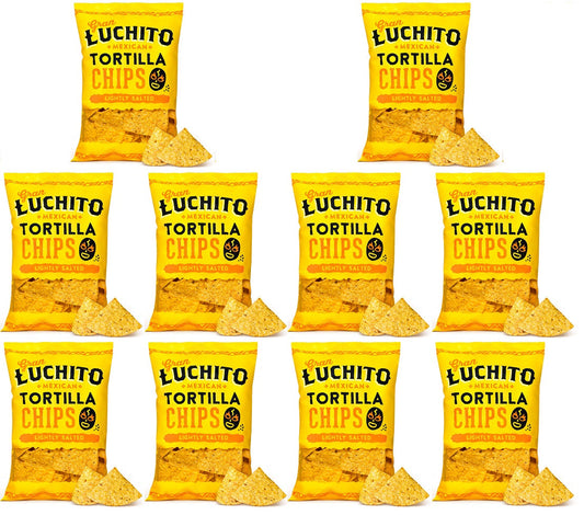 10 x Gran Luchito Lightly Salted Tortilla Chips - 170g