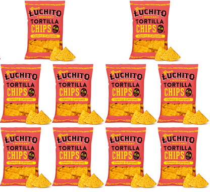 10 x Gran Luchito Chipotle Tortilla Chips - 150g