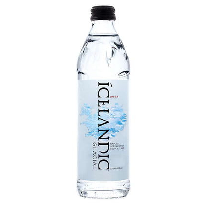 24 x Icelandic Glacial Water - Glass Bottle - 300ml